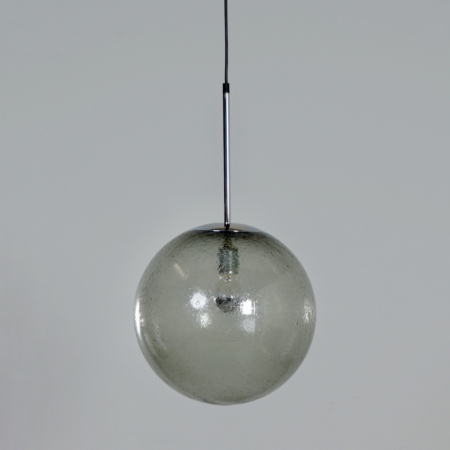 Paar Hanglampen in Bubbelglas van Peill &amp; Putzler, 1970s