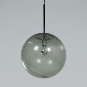 Paar Hanglampen in Bubbelglas van Peill &amp; Putzler, 1970s