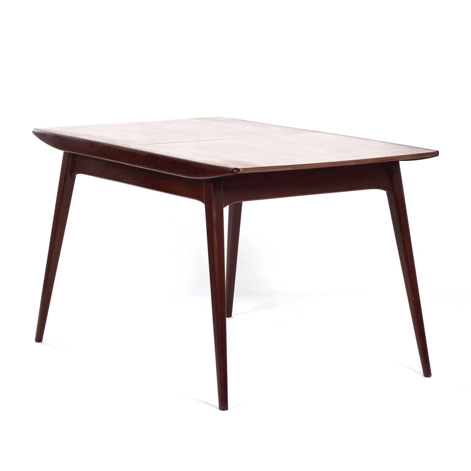 Teakhouten Eettafel van Louis van Teeffelen voor Wébé, 1950s