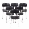 Zwarte Result Stoelen van Friso Kramer & Wim Rietveld voor Ahrend de Cirkel, 1960s | 4 stuks
