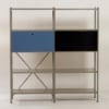Model 663 Kast van Wim Rietveld voor Gispen, 1950s (4) &#8211; Zwart en Blauw