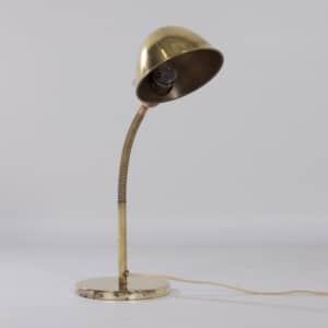 Gebronsd koperen Bureaulamp Model nr. 15 van H. Busquet voor Hala, 1930s