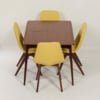 Teakhouten Eetkamerstoelen van Van Os, 1950s &#8211; Set van 4