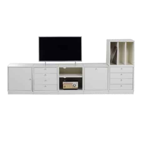 Modulaire Kubus Kast, 1970s - 6 Witte Kastjes