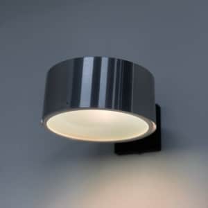 Raak Wandlamp model C-1506 van Aluminium en Glas, 1960s (2)