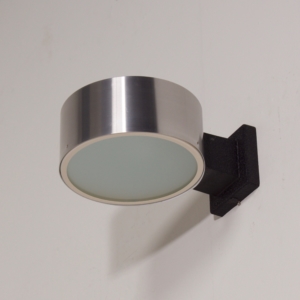Raak Wandlamp model C-1506 van Aluminium en Glas, 1960s (2)