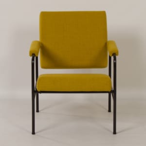 Gele G 3015 Fauteuil van W.H. Gispen voor Riemersma, 1960s
