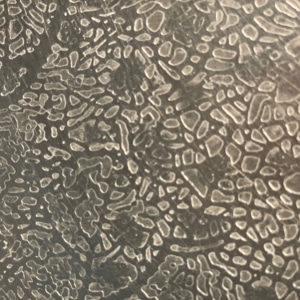 Salontafel met Geëtst Metalen Blad van Heinz Lilienthal, 1970s