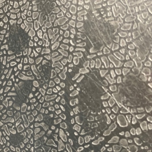 Salontafel met Geëtst Metalen Blad van Heinz Lilienthal, 1970s