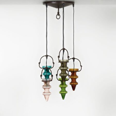 Stalactiet Hanglamp van Nanny Still voor Massive & Val Saint Lambert, 1960s