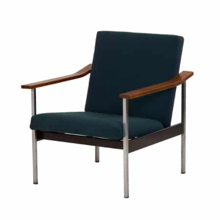 Verstelbare Gispen 1424 Fauteuil van Andre Cordemeyer voor Gispen, 1960s | Nieuwe Groene ploegstof