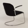 Originele 413 Fauteuil van W. H. Gispen voor Gispen, 1950s | Nieuwe Zwarte Manchester Rib