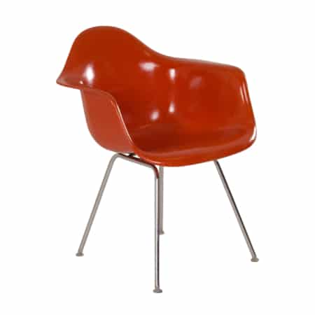 Oranje DAX Kuipstoel van Charles & Ray Eames voor Fehlbaum (voor Herman Miller), 1970s