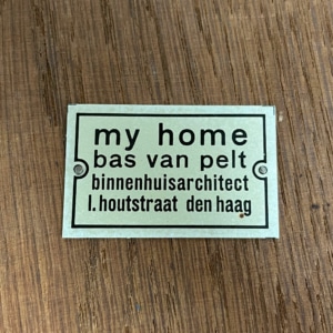 Art Deco Salontafel van Bas van Pelt voor My Home, 1930s
