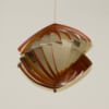Deense Konkylie Hanglamp van Louis Weisdorf voor Lyfa, 1960s