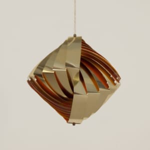 Deense Konkylie Hanglamp van Louis Weisdorf voor Lyfa, 1960s