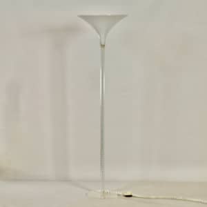 Witte Plexiglas Vloerlamp van Harco Loor, 1980s