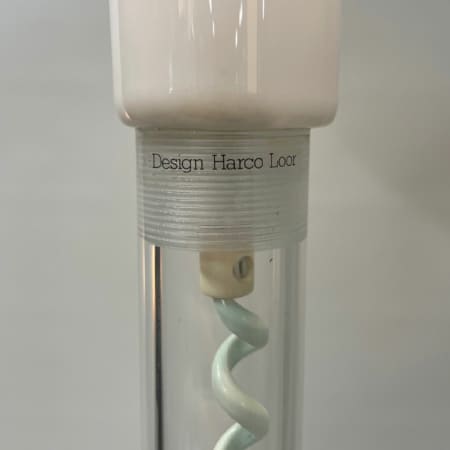 Witte Plexiglas Vloerlamp van Harco Loor, 1980s