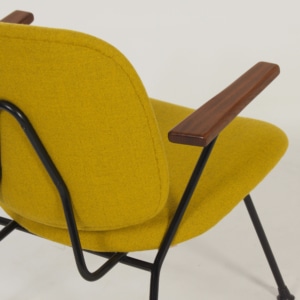 Paar Fauteuils van Gijs van der Sluis voor van Der Sluis Stalen Meubelen, 1960s