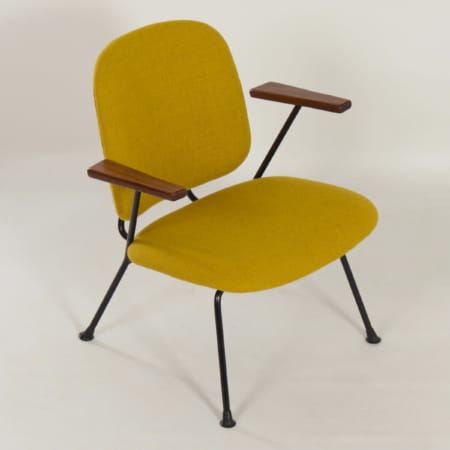 Paar Fauteuils van Gijs van der Sluis voor van Der Sluis Stalen Meubelen, 1960s