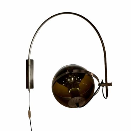 Globe Wandbooglamp van Dijkstra Lampen, 1970s