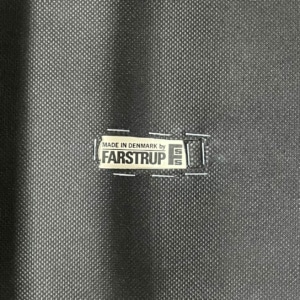 Deense Stoel in Teakhout en Bruin Leer van Farstrup, 1960s