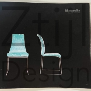Magnolia Eetkamerstoelen van Kazuhide Takahama voor Dino Gavina, 2000s | Set van 4