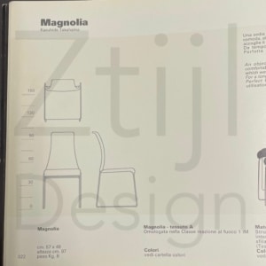 Magnolia Eetkamerstoelen van Kazuhide Takahama voor Dino Gavina, 2000s | Set van 4