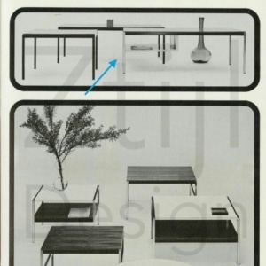 Witte Salontafel 3651 van Coen De Vries voor Gispen &#8211; 1960s