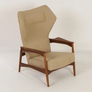 Deense Oorfauteuil van Ib-Kofod Larsen voor Gelderland en Pastoe, 1950s