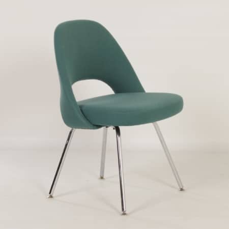 Groene Eetkamer Stoelen van Eero Saarinen voor Knoll, 2000s | Set van 4