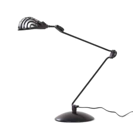 Zwarte Igloo Bureaulamp van Tommaso Cimini voor Lumina, 1980s | Vintage Design