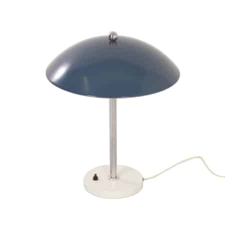 Blauwe 5015 Bureaulamp van W.H. Gispen voor Gispen, 1950s