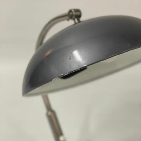 Bureaulamp Model 144 van H. Busquet voor Hala, 1950s | Zilvergrijs