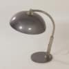 Bureaulamp Model 144 van H. Busquet voor Hala, 1950s | Zilvergrijs