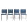 Blauwe 1401 Fauteuil van Wim Rietveld voor Gispen, 1950s