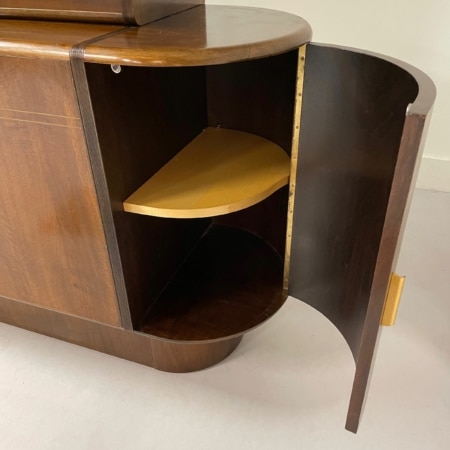 Notenhouten Dressoir met Bar van A.A. Patijn voor Zijlstra, 1950s