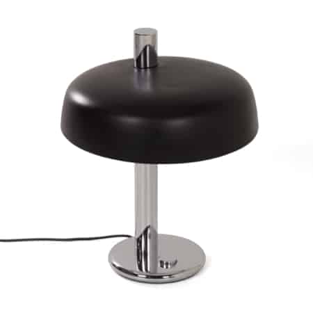 Zwarte Tafellamp van Heinz F.W. Stahl voor Hillebrand, 1970s | Vintage Design