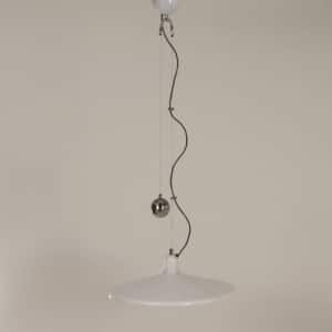 Grote Manta Hanglamp van Franco Bresciani voor iGuzzini, 1970s &#8211; In Hoogte Verstelbaar