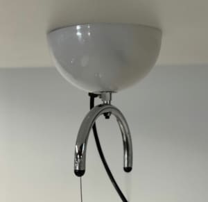 Grote Manta Hanglamp van Franco Bresciani voor iGuzzini, 1970s &#8211; In Hoogte Verstelbaar