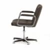 Leren Pernilla Fauteuil met Ottoman van Bruno Mathsson voor Dux – 1970s
