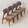 Deense Eetkamerstoelen, 1960s &#8211; Set van 4, Nieuwe Bekleding
