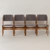 Deense Eetkamerstoelen, 1960s &#8211; Set van 4, Nieuwe Bekleding