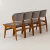 Deense Eetkamerstoelen, 1960s &#8211; Set van 4, Nieuwe Bekleding