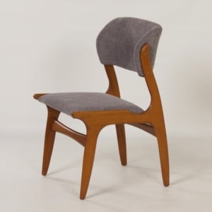 Deense Eetkamerstoelen, 1960s &#8211; Set van 4, Nieuwe Bekleding