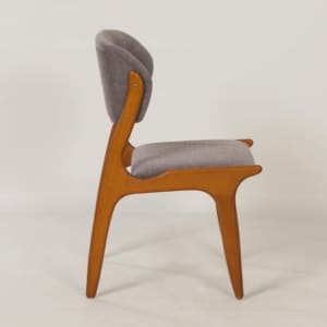 Deense Eetkamerstoelen, 1960s &#8211; Set van 4, Nieuwe Bekleding