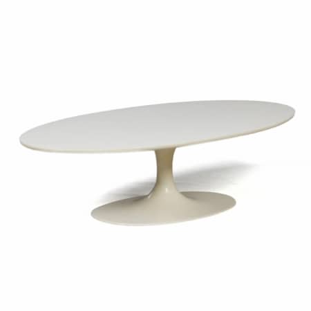 Ovale Salontafel van Maurice Burke voor Arkana, 1960s