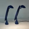 Vintage Plafondlamp met Twee Glazen Kappen van Niko, 1960s