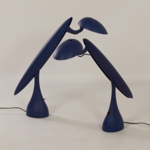 Paar Reiger &#8216;Heron&#8217; Tafellampen van Isao Hosoe voor Luxo, 1990s