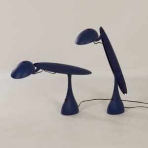 Paar Reiger &#8216;Heron&#8217; Tafellampen van Isao Hosoe voor Luxo, 1990s